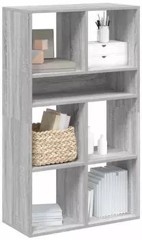 vidaXL B&uuml;cherregal Grau Sonoma 66x31x112cm Holzwerkstoff (860306)