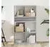 vidaXL Bücherregal Grau Sonoma 66x31x112cm Holzwerkstoff (860306)