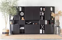 WOOOD B&uuml;cherregal "Finca" Regal mit Push-to-Open-System, H&ouml;he 210 cm x Breite 40 cm