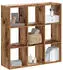 vidaXL Bücherregal Altholz-Optik 102x32x102cm Holzwerkstoff (852823)