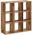vidaXL Bücherregal Altholz-Optik 102x32x102cm Holzwerkstoff (852823)