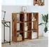 vidaXL Bücherregal Altholz-Optik 102x32x102cm Holzwerkstoff (852823)