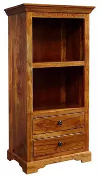 Massivmoebel24 Oxford Regal Akazie honig lackiert 68x44x140cm (09-350-610-9010)