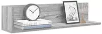 vidaXL Wandregale 2 Stk. Grau Sonoma 75x16,5x16,5 cm Holzwerkstoff