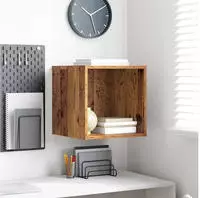 vidaXL Wandschrank mit Regal Altholz 37 x 37 x 37 cm Holzwerkstoff