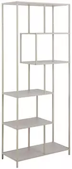Actona Seaford Standregal asymmetrisch Stahl grau 77x185x35cm (46969111-0)
