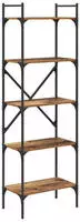 vidaXL B&uuml;cherregal Altholz 56 x 32 x 174 cm Holzwerkstoff