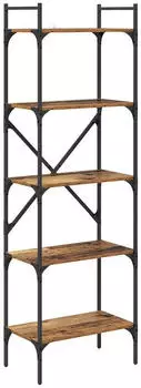 vidaXL B&uuml;cherregal Altholz-Optik 56x32x174cm (882146)