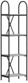 vidaXL B&uuml;cherregal Grau Sonoma 40x30x146cm Holzwerkstoff (879932)