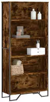 vidaXL B&uuml;cherregal R&auml;uchereiche 80x31x169 cm Holzwerkstoff