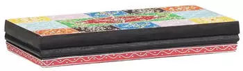 vidaXL Wandregal-Set 3-tlg. Massivholz Mango Mehrfarbig 100x20x6cm (4017577)