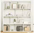 vidaXL Bücherregal Weiß 132x29x141,5cm Holzwerkstoff (3310307)