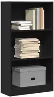 vidaXL B&uuml;cherregal Schwarz 60x24x109 cm Holzwerkstoff