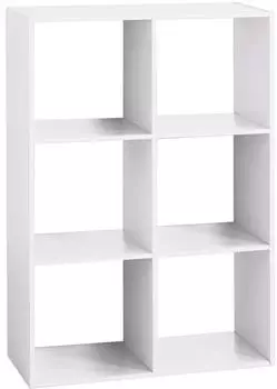 Atmosphera Mix'n Modul Regal 6 F&auml;cher, Holzoptik, wei&szlig; (31075)