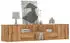 vidaXL Eckschrank Holzwerkstoff Artisan-Eiche 200x40x45cm