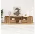 vidaXL Eckschrank Holzwerkstoff Artisan-Eiche 200x40x45cm