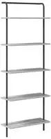 vidaXL B&uuml;cherregal Graues Sonoma 60 x 24 x 168 cm Holzwerkstoff