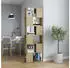 vidaXL Bücherregal Raumteiler Sonoma-Eiche 60x24x186cm Holzwerkstoff (809101)