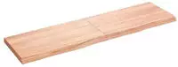 vidaXL Wandregal Hellbraun 180x50x(2-6) cm Massivholz Eiche Behandelt