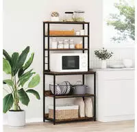 vidaXL K&uuml;chenregal Ger&auml;ucherte Eiche 80 x 40 x 168 cm Holzwerkstoff