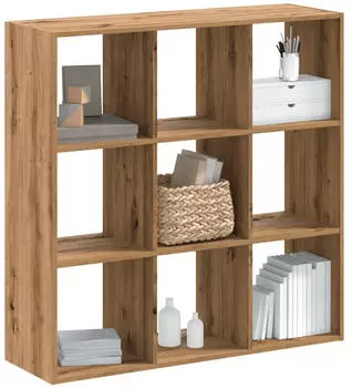 vidaXL B&uuml;cherregal Artisan-Eiche Holzwerkstoff 102x32x102cm