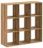 vidaXL Bücherregal Artisan-Eiche Holzwerkstoff 102x32x102cm