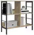 vidaXL Bücherregal Sonoma-Eiche 82x32x79cm Holzwerkstoff