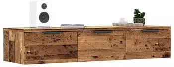 vidaXL Wandschrank Altholz-Optik 102x30x20cm Sperrholz (856985)