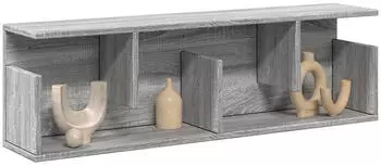 vidaXL Wandschrank 100x20x30cm Grau Sonoma Holzwerkstoff (854846)