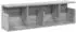 vidaXL Wandschrank 100x20x30cm Grau Sonoma Holzwerkstoff (854846)