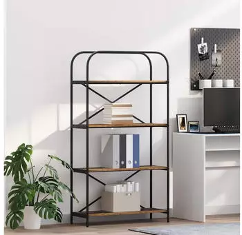 vidaXL B&uuml;cherregal Altholz-Optik 80x30x146cm (Holzwerkstoff)