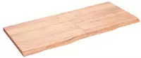 vidaXL Wandregal Hellbraun 140x60x(2-4) cm Massivholz Eiche Behandelt