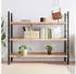 vidaXL Wandregal Massivholz Eiche 140x60x(2-4)cm Hellbraun (363706)
