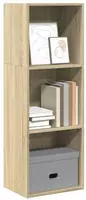 vidaXL B&uuml;cherregal Sonoma-Eiche 40x30x114 cm Holzwerkstoff