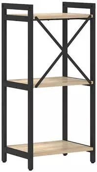 vidaXL B&uuml;cherregal Sonoma-Eiche 40x30x85cm Holzwerkstoff