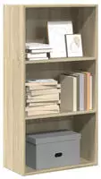 vidaXL B&uuml;cherregal Sonoma-Eiche 60x30x114 cm Holzwerkstoff