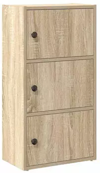 vidaXL B&uuml;cherregal Sonoma-Eiche 40x24x77cm Holzwerkstoff (860366)