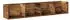 vidaXL CD-Wandregal Altholz-Optik 4 Fächer 100x18x18cm Holzwerkstoff (855950)