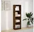vidaXL Bücherregal Räuchereiche 40x24x143cm Holzwerkstoff (857787)