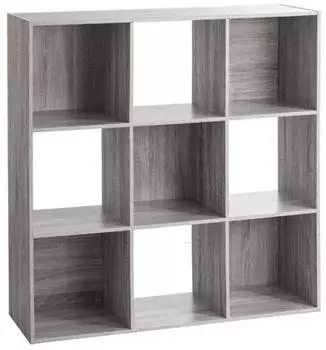 Paris Prix Mix n Modul Würfelregal 9 Fächer Grau Eichenoptik (FIVE23-138971A)