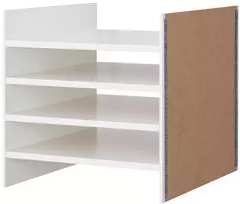 Ikea KALLAX Einsatz mit 4 Böden, weiß, 33x33cm (404.237.19)
