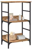 vidaXL B&uuml;cherschrank Artisan-Eiche 50x33x82 cm Holzwerkstoff