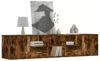 vidaXL Eckregal R&auml;uchereiche 200x40x45cm Spanplatte (3307832)