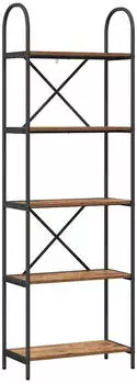 vidaXL B&uuml;cherregal Holzwerkstoff Altholz-Optik 60x30x183cm (879909)