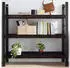 vidaXL Wandregal 120x50x(2-6)cm Massivholz Eiche behandelt Dunkelbraun (363817)