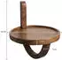 Wohnling Wandregal Rund Mango Massivholz 30x30x33cm (WL6.788)
