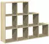 vidaXL Raumteiler Regal 4 Böden Sonoma-Eiche 137,5x29x103,5cm (857978)