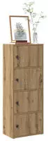 vidaXL B&uuml;cherregal Artisan-Eiche 40x24x102 cm Holzwerkstoff