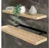 Casaria Schwebendes Wandregal MDF Eiche 90cm (107756)