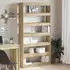 vidaXL Bücherregal Sonoma-Eiche 100x30x198cm Holzwerkstoff